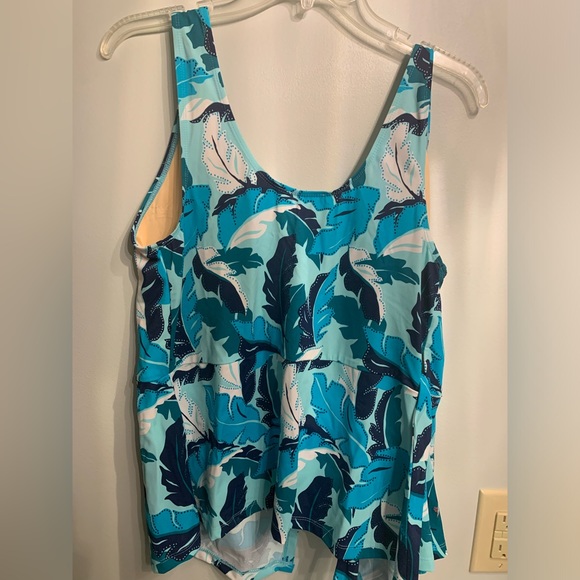 Cabana Life x Talbots (Size Large) Bathing Suit Top; Teal Blue’s, Navy + more - Picture 5 of 7